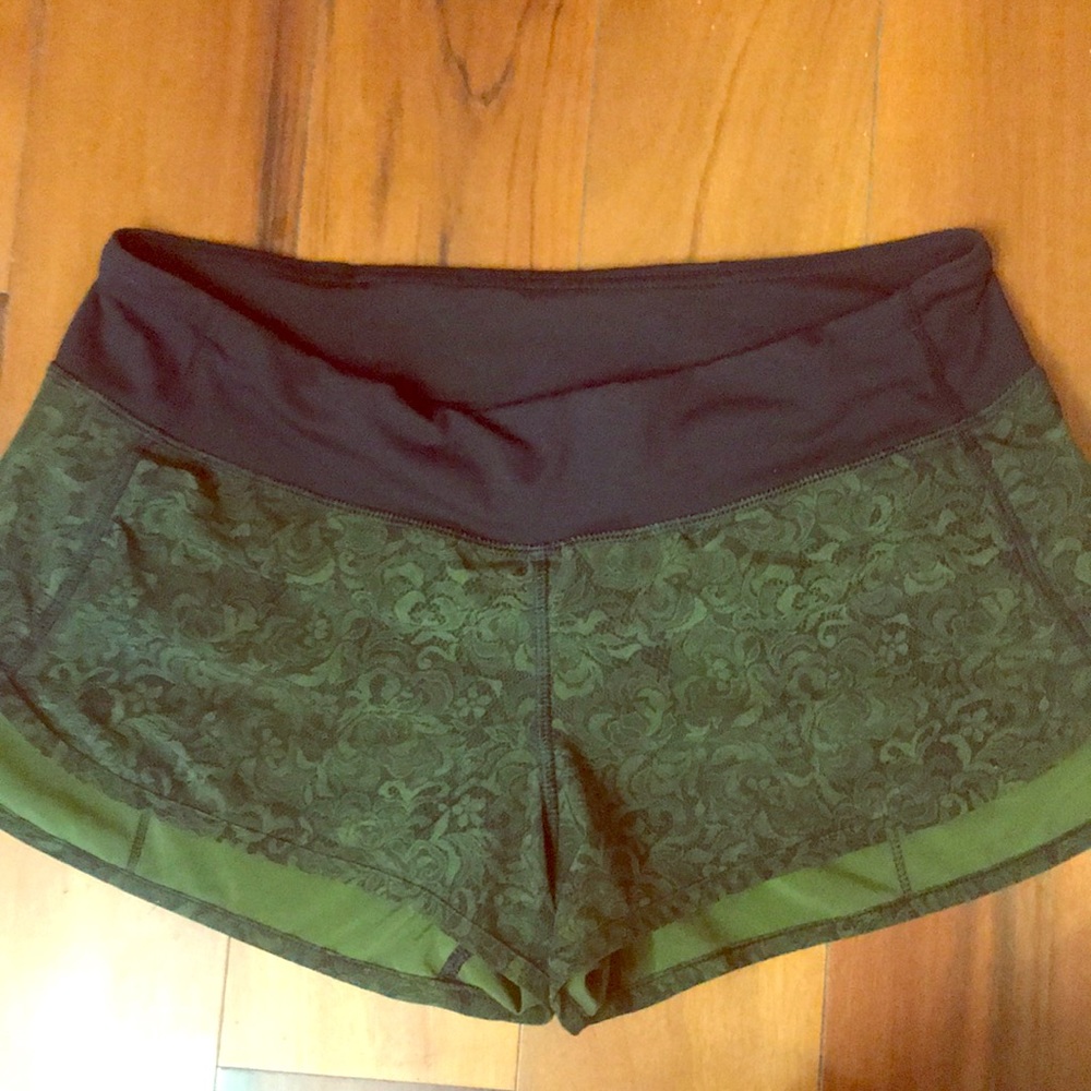 Lululemon speed shorts